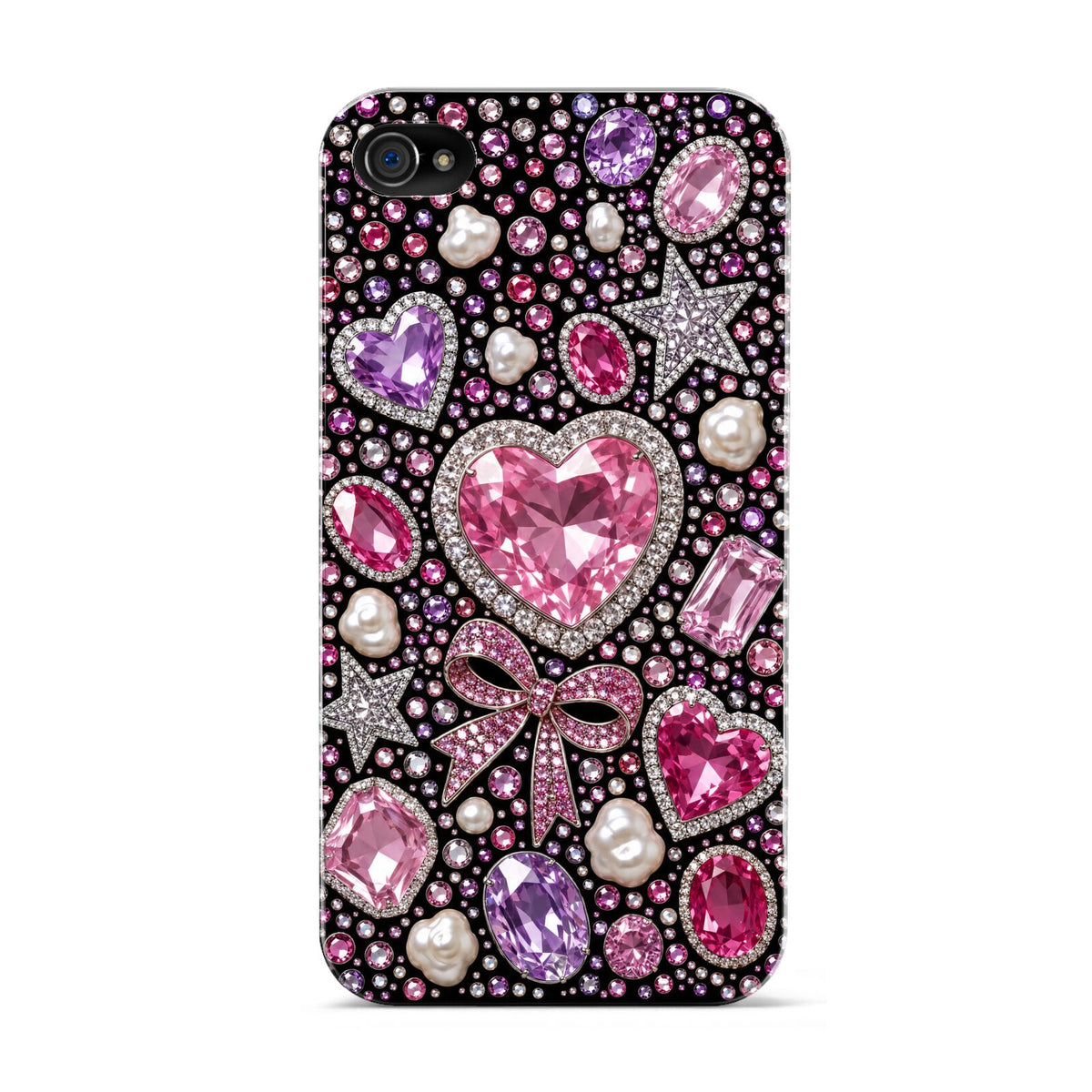 Pink Heirloom Jewels Apple iPhone 4s Case