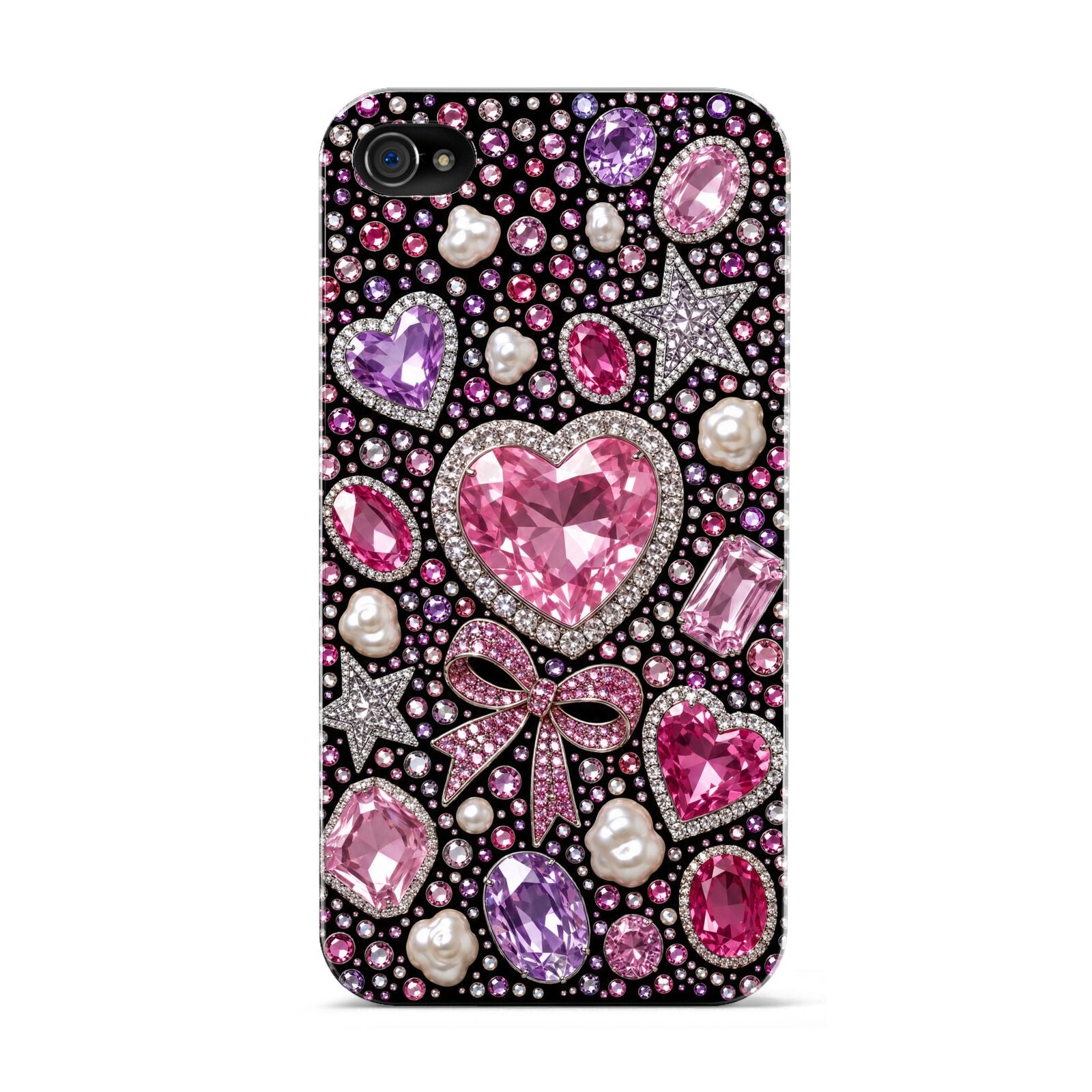 Pink Heirloom Jewels Apple iPhone 4s Case