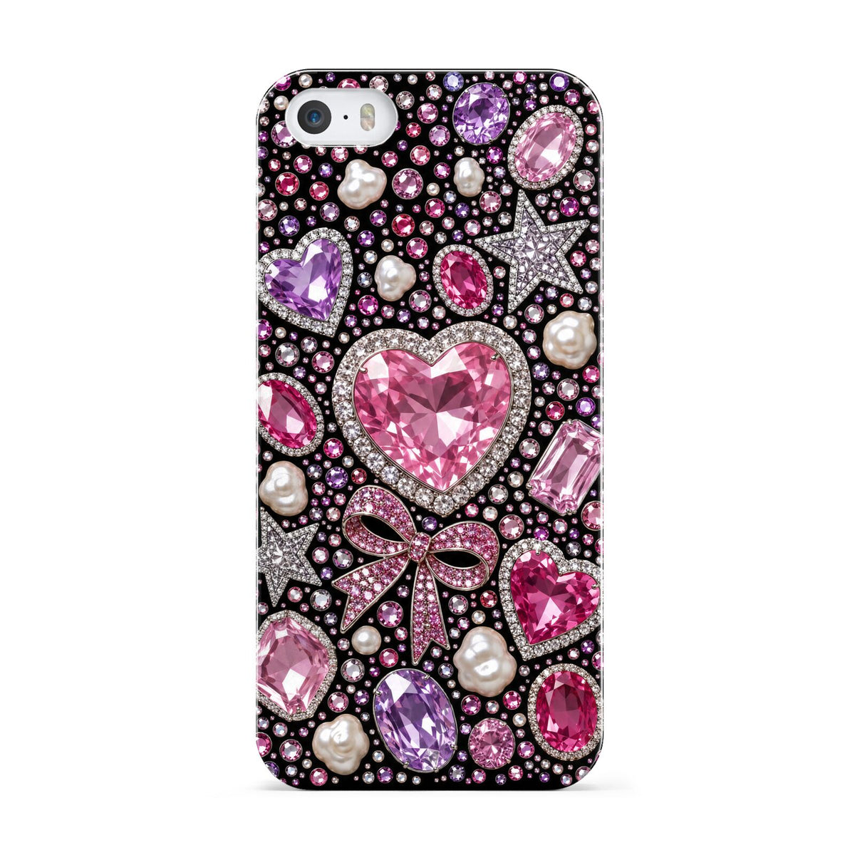 Pink Heirloom Jewels Apple iPhone 5 Case