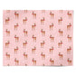 Pink Reindeer Personalised Wrapping Paper Alternative