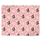 Pink Valentines Day Photo Personalised Personalised Wrapping Paper Alternative