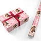 Pink Valentines Day Photo Personalised Personalised Wrapping Paper