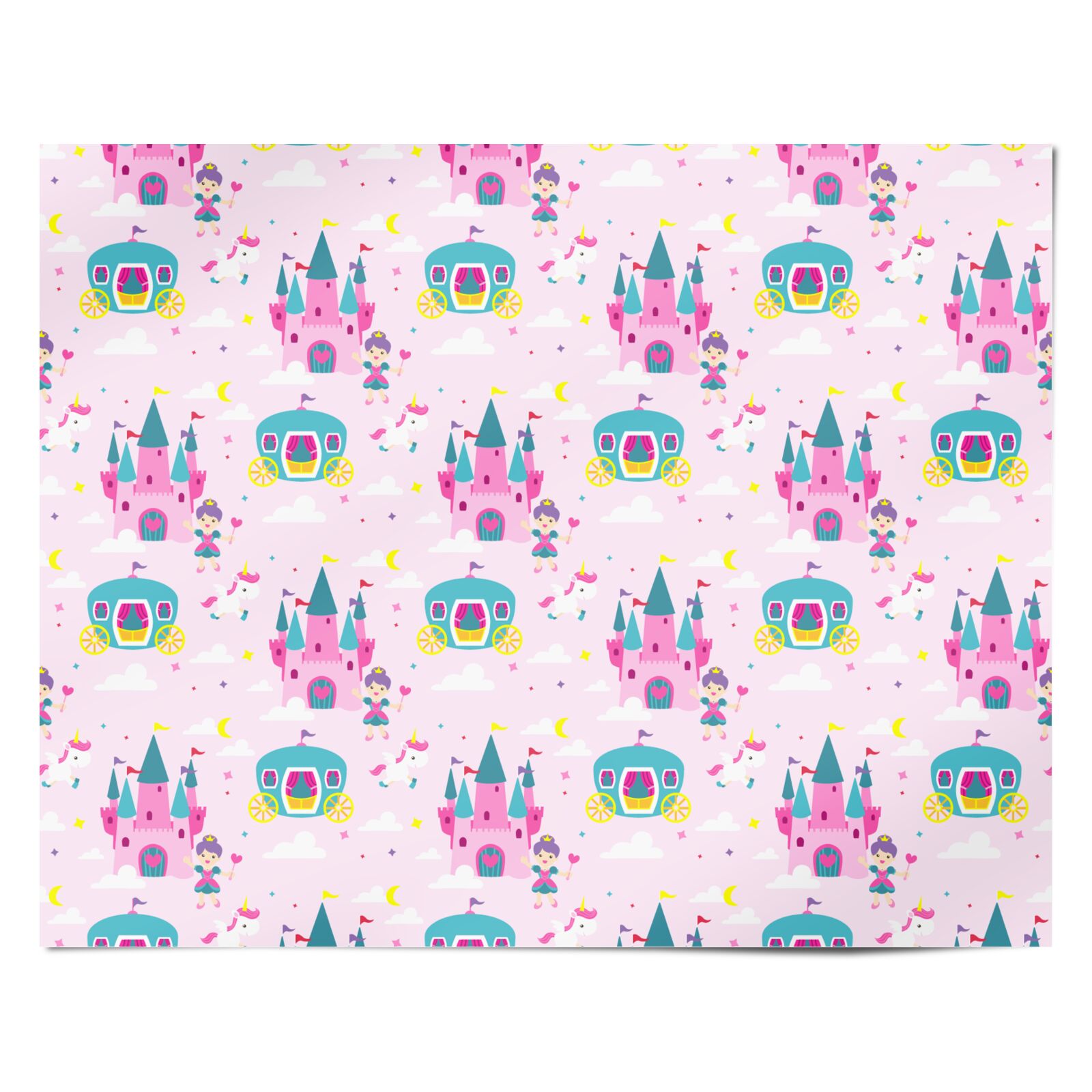 Princess Personalised Wrapping Paper Alternative