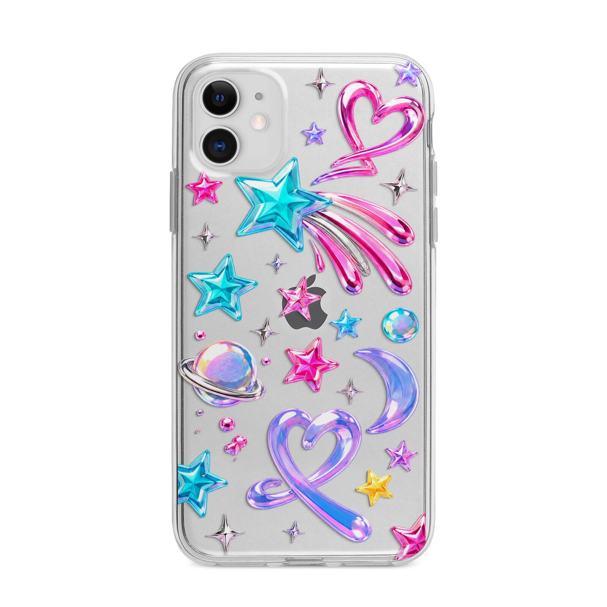 Prism Pop Apple iPhone 11 in White with Bumper Case