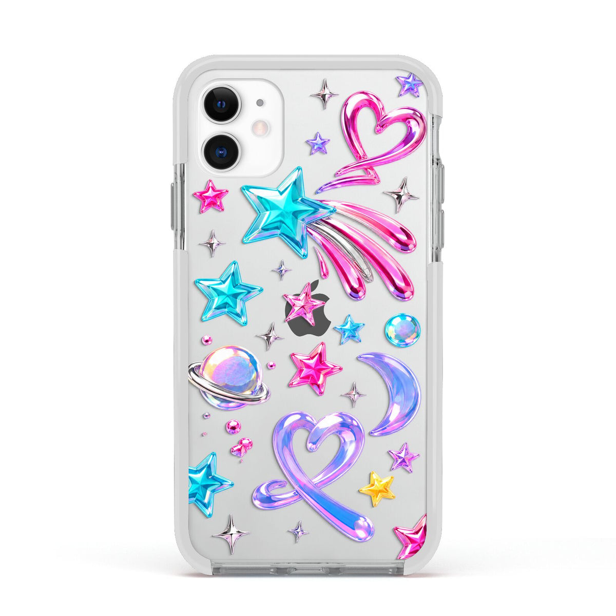 Prism Pop Apple iPhone 11 in White with White Impact Case