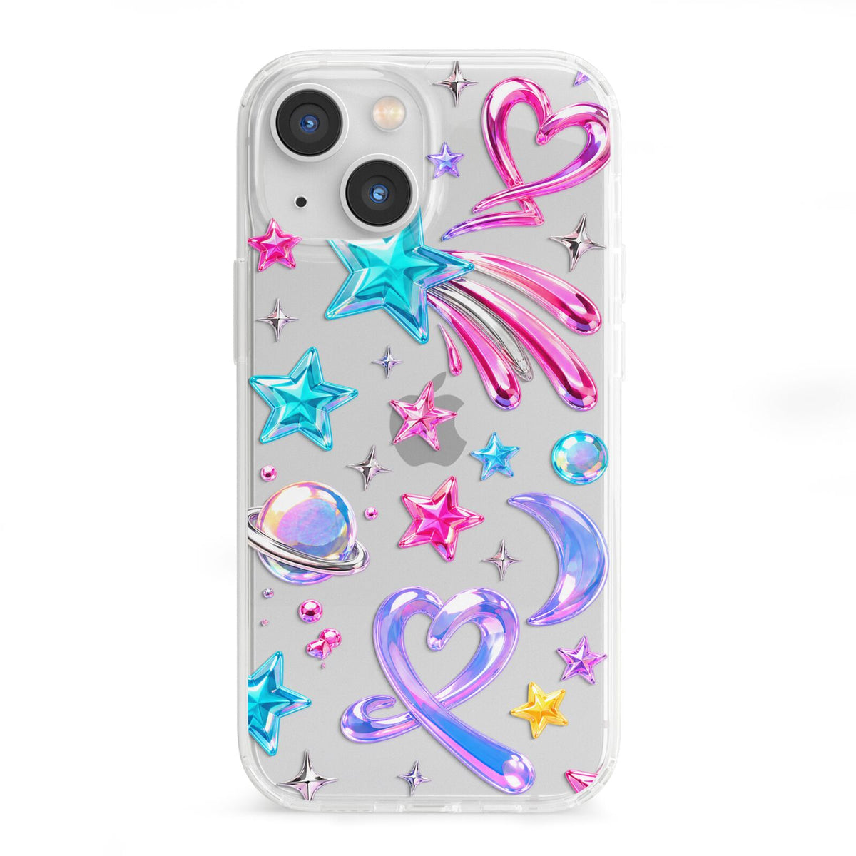 Prism Pop iPhone 13 Mini Clear Bumper Case