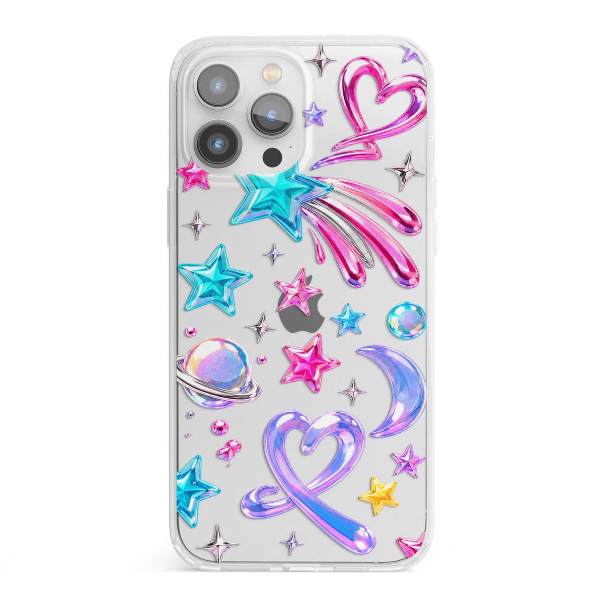 Prism Pop iPhone 13 Pro Max Clear Bumper Case