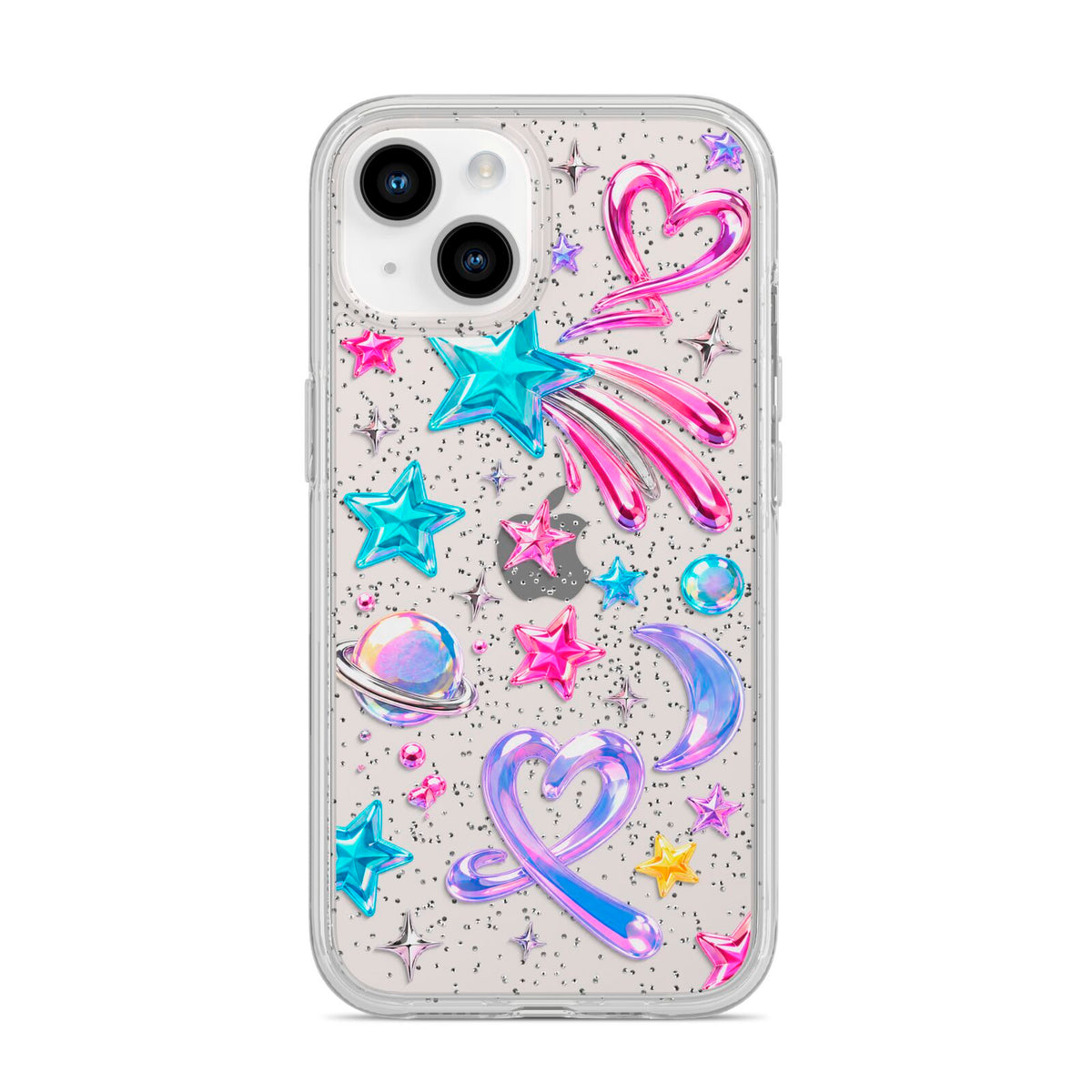 Prism Pop iPhone 14 Glitter Tough Case Starlight