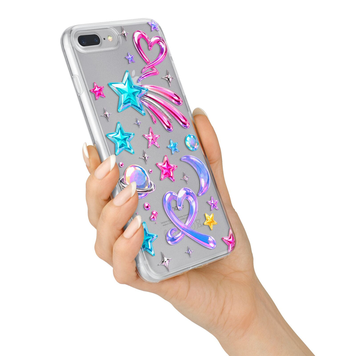 Prism Pop iPhone 7 Plus Bumper Case on Silver iPhone Alternative Image
