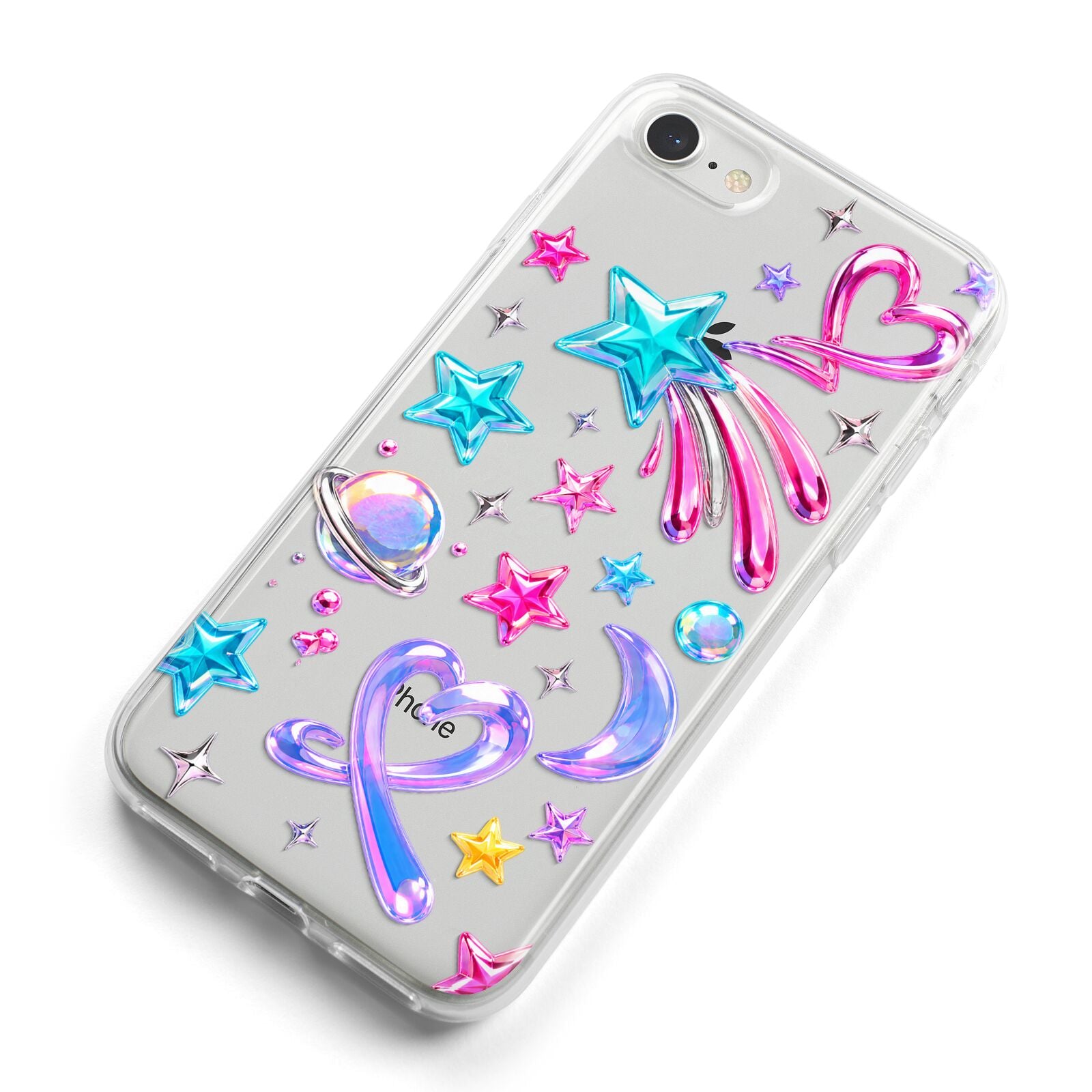 Prism Pop iPhone 8 Bumper Case on Silver iPhone Alternative Image