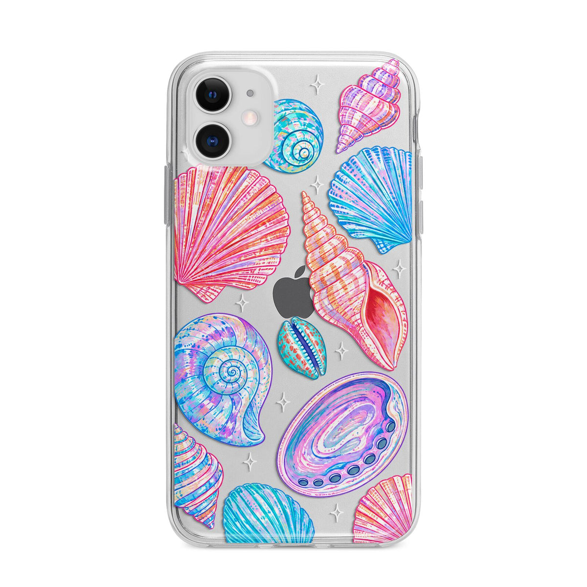Prismatic Tide Apple iPhone 11 in White with Bumper Case