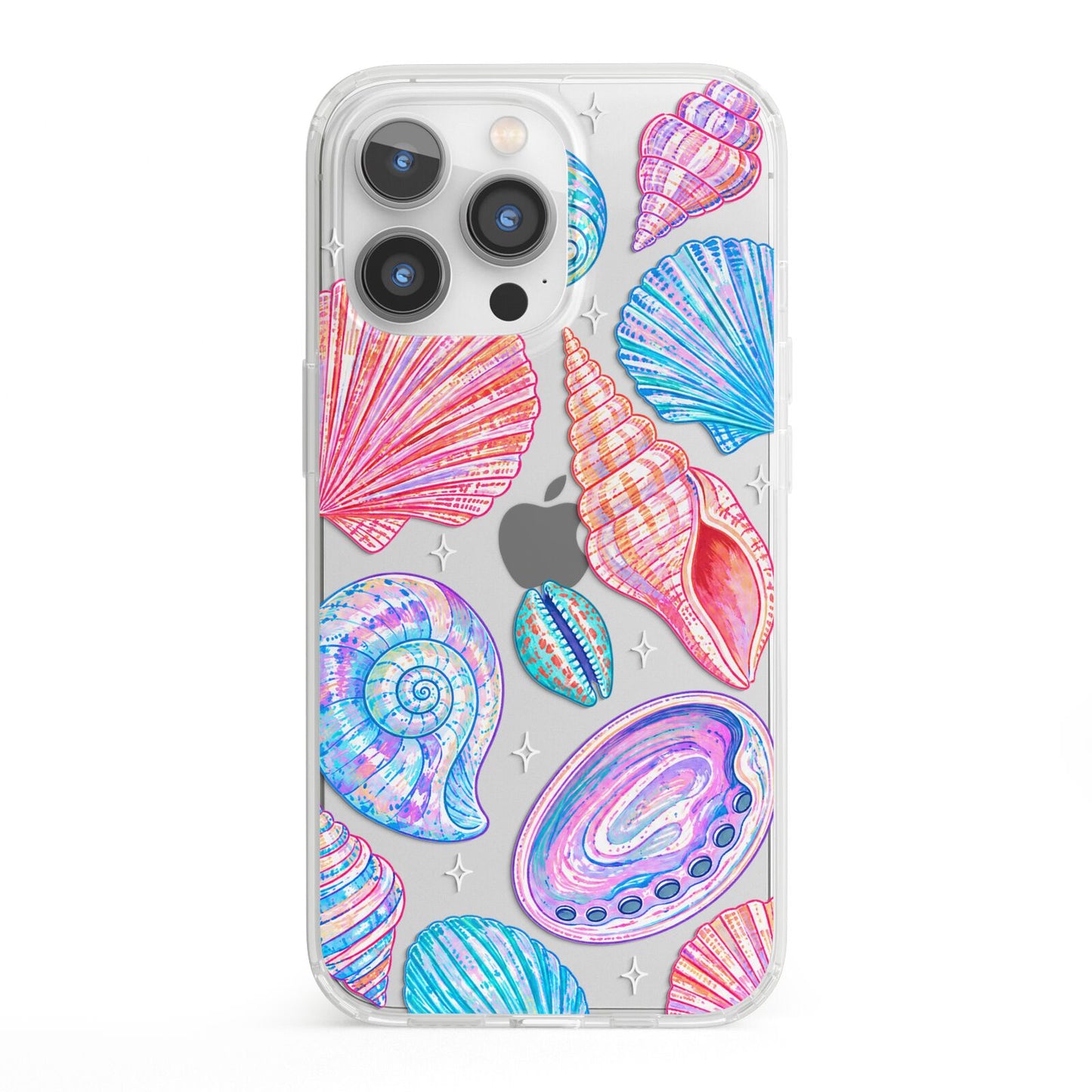Prismatic Tide iPhone 13 Pro Clear Bumper Case