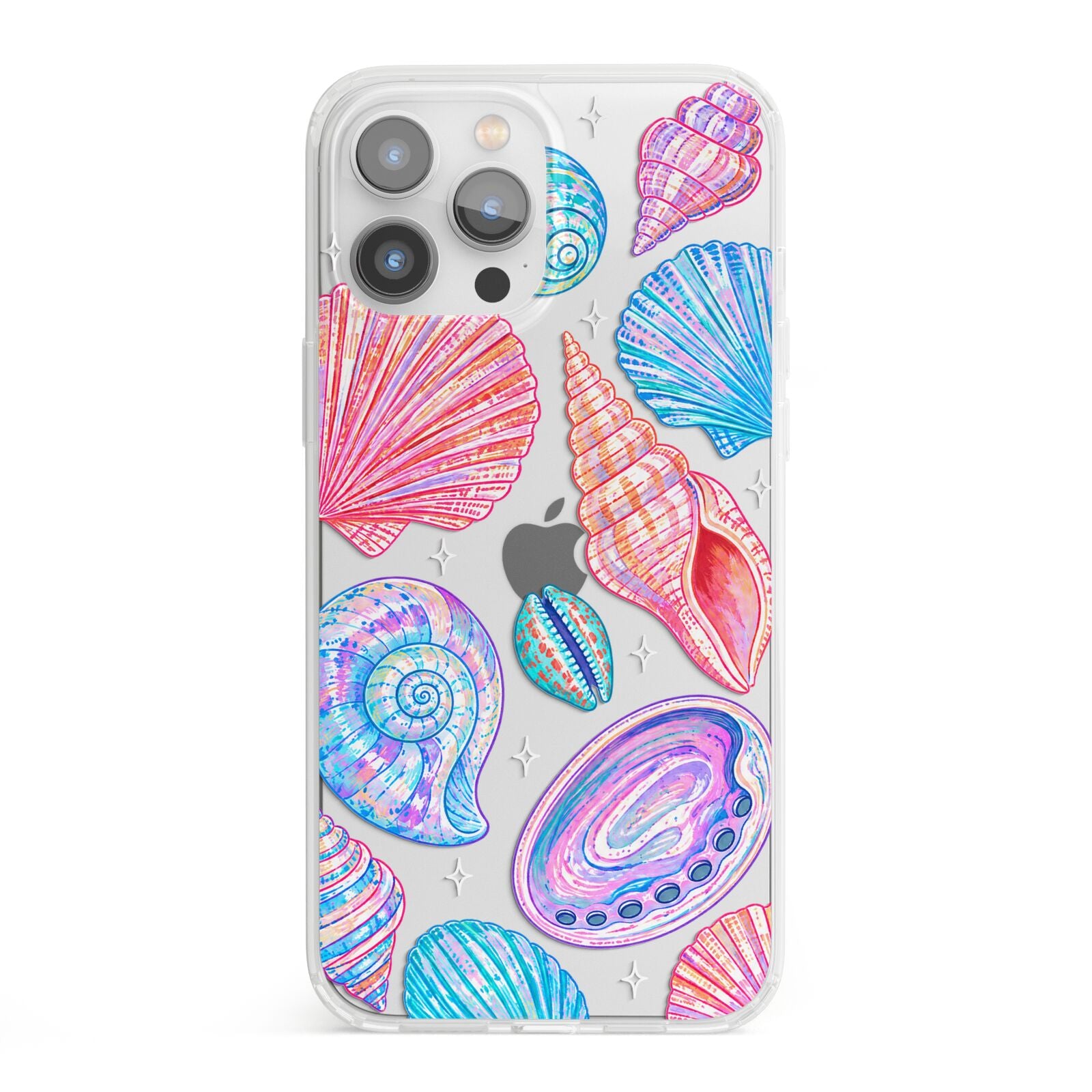 Prismatic Tide iPhone 13 Pro Max Clear Bumper Case