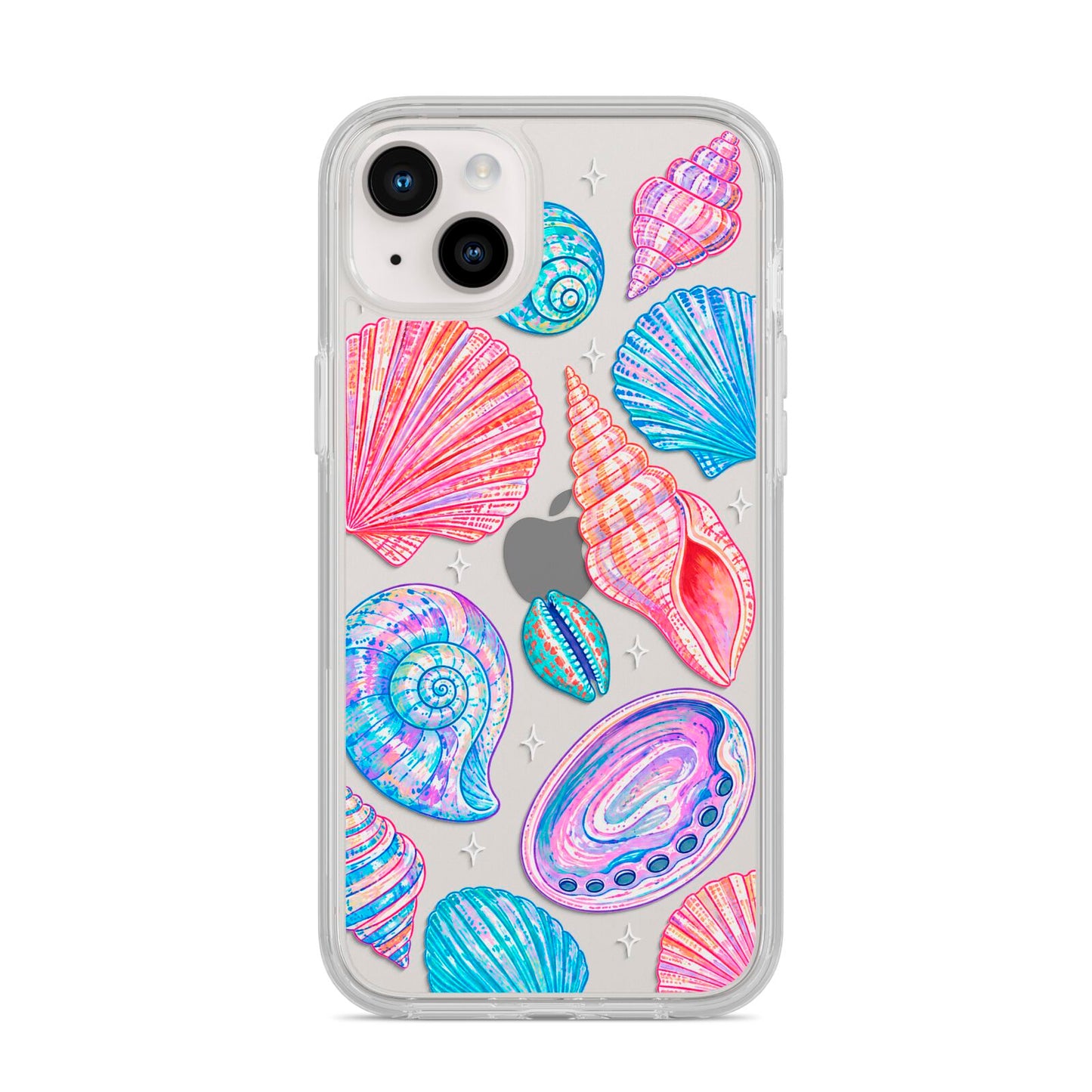 Prismatic Tide iPhone 14 Plus Clear Tough Case Starlight