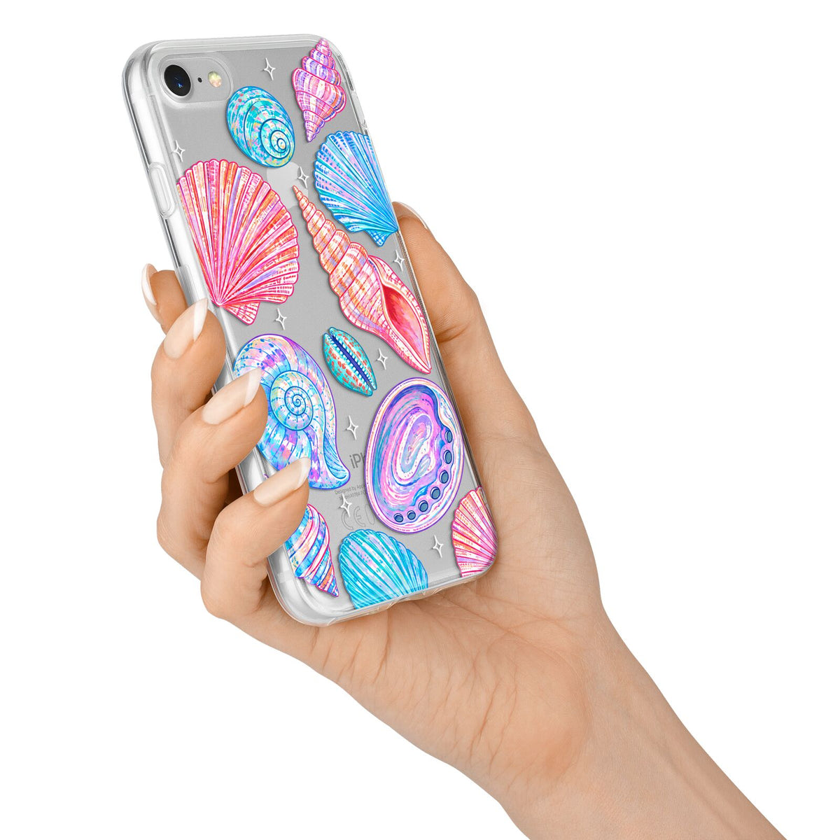 Prismatic Tide iPhone 7 Bumper Case on Silver iPhone Alternative Image