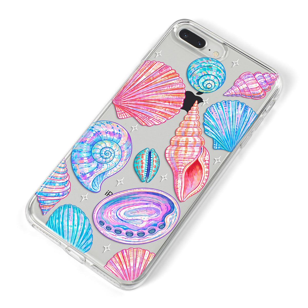 Prismatic Tide iPhone 8 Plus Bumper Case on Silver iPhone Alternative Image
