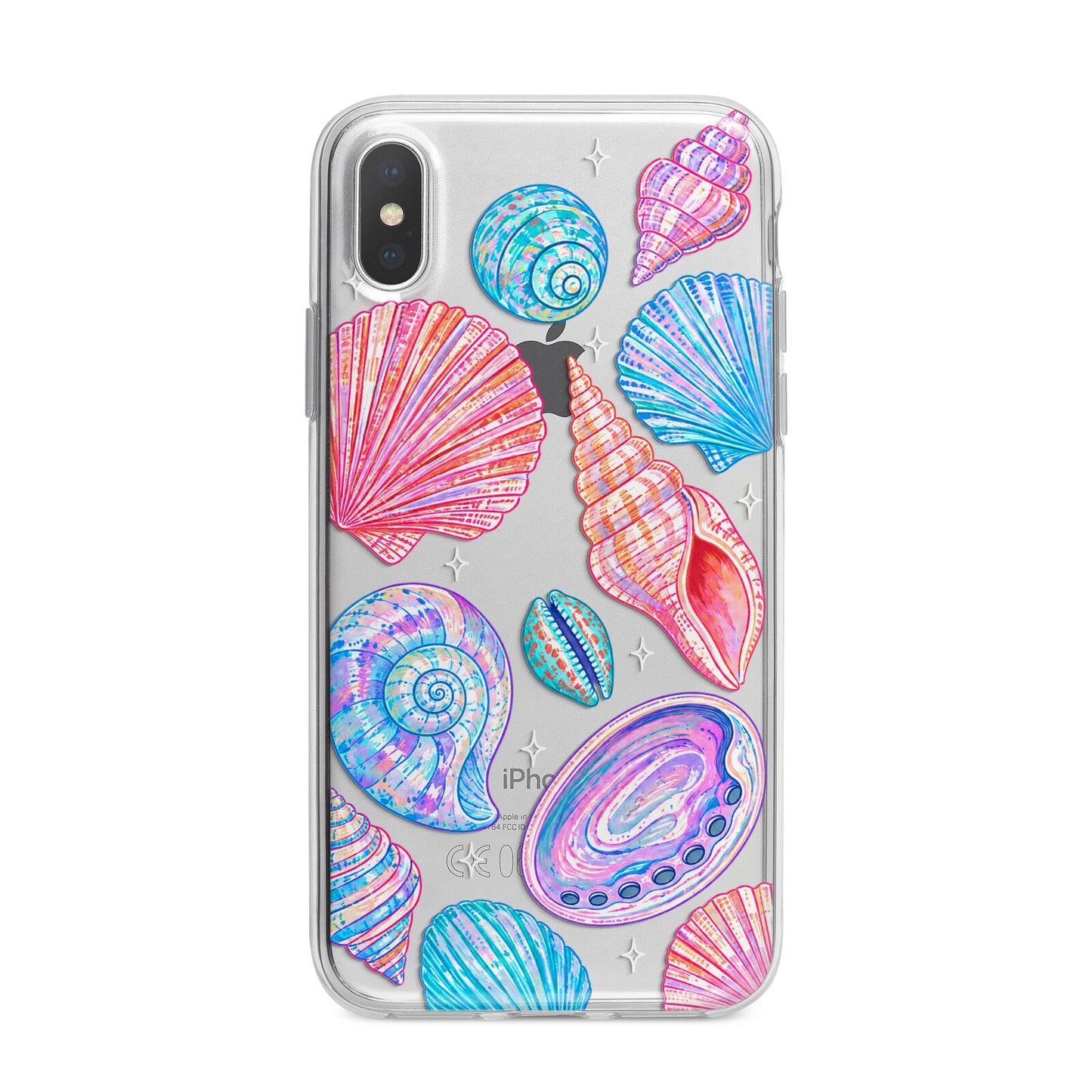 Prismatic Tide iPhone X Bumper Case on Silver iPhone Alternative Image 1