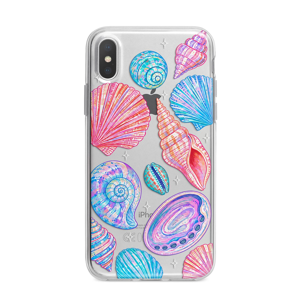 Prismatic Tide iPhone X Bumper Case on Silver iPhone Alternative Image 1