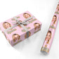 Queen Crown Personalised Photo Pink Personalised Wrapping Paper