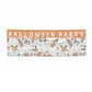 Rainbow Ghost Happy Halloween 3x1 Paper Banner