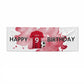 Red Football Shirt Personalised 3x1 Paper Banner