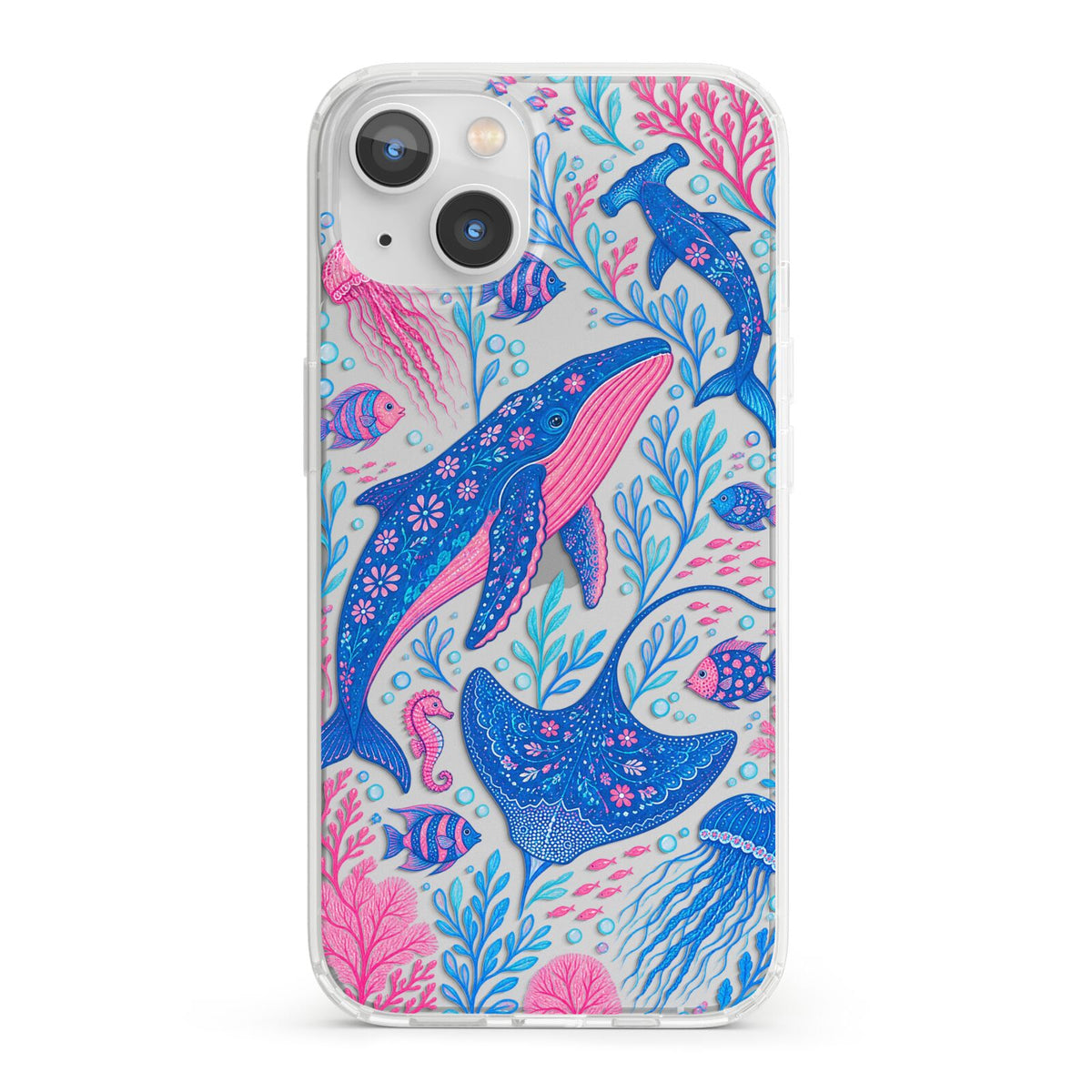 Reef Rhapsody iPhone 13 Clear Bumper Case