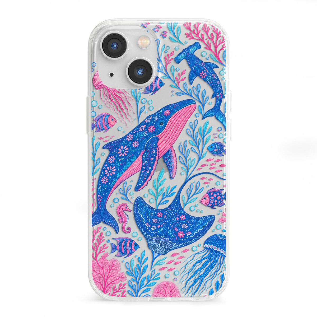 Reef Rhapsody iPhone 13 Mini Clear Bumper Case