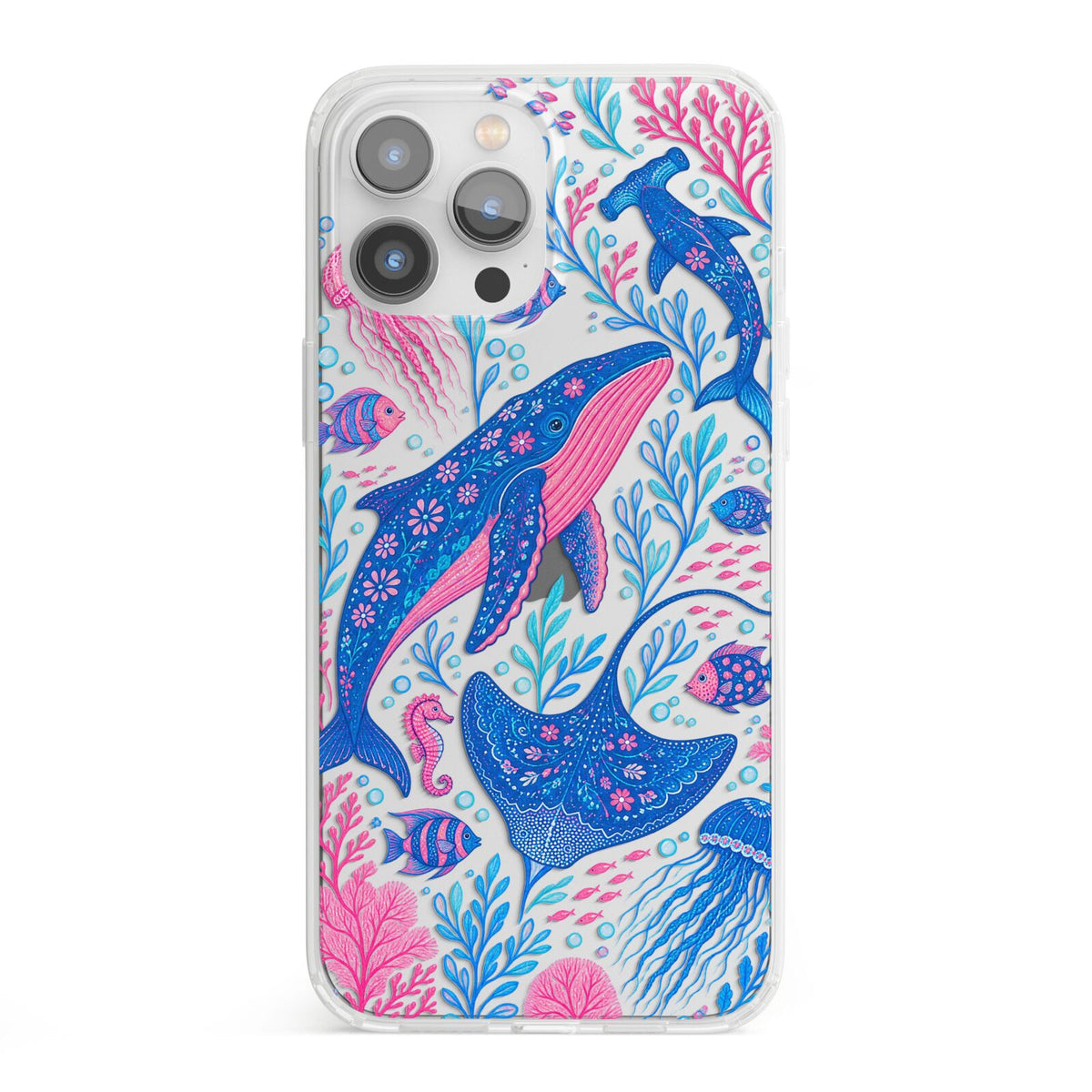 Reef Rhapsody iPhone 13 Pro Max Clear Bumper Case