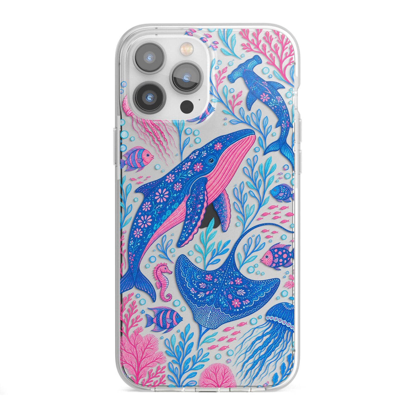 Reef Rhapsody iPhone 13 Pro Max TPU Impact Case with White Edges