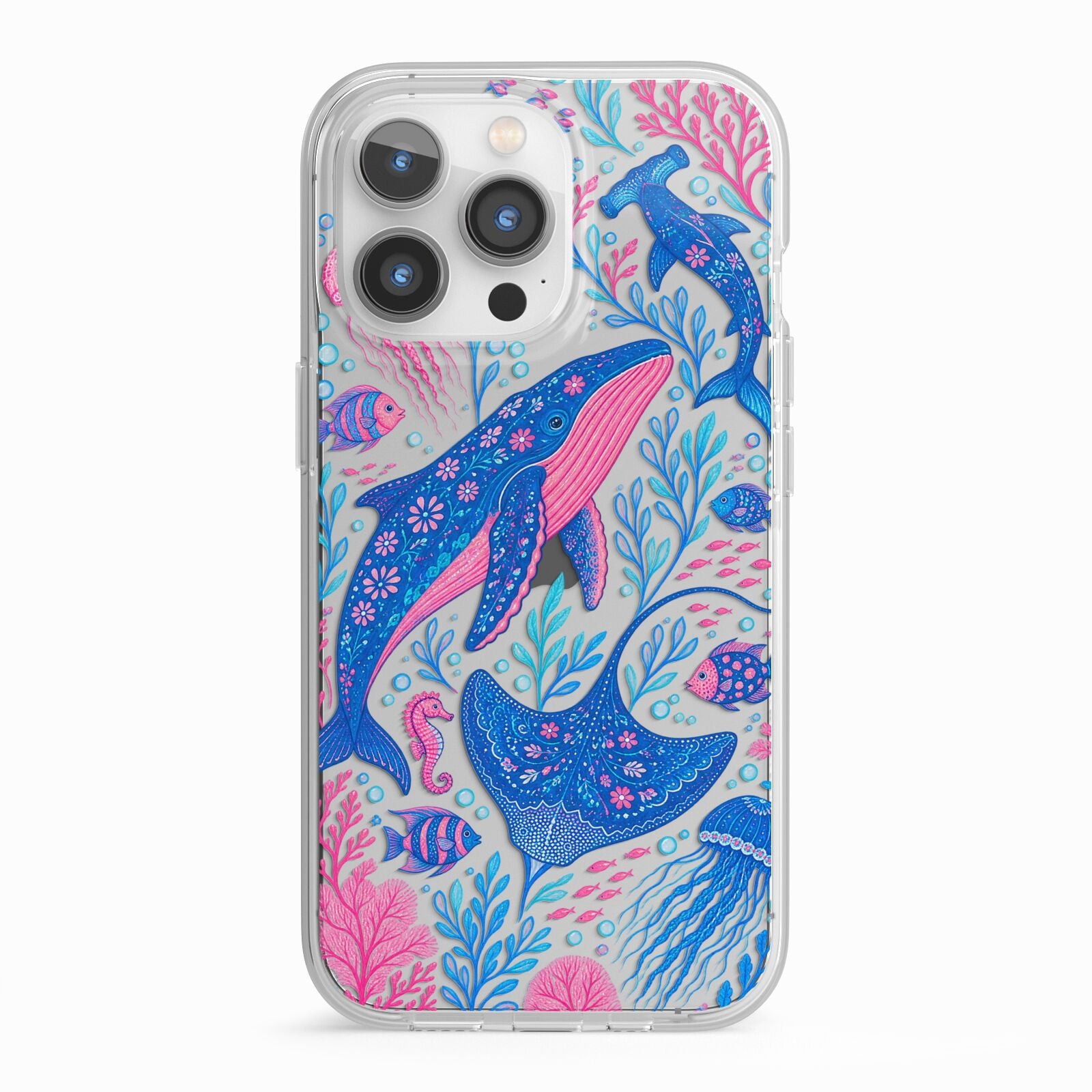 Reef Rhapsody iPhone 13 Pro TPU Impact Case with White Edges