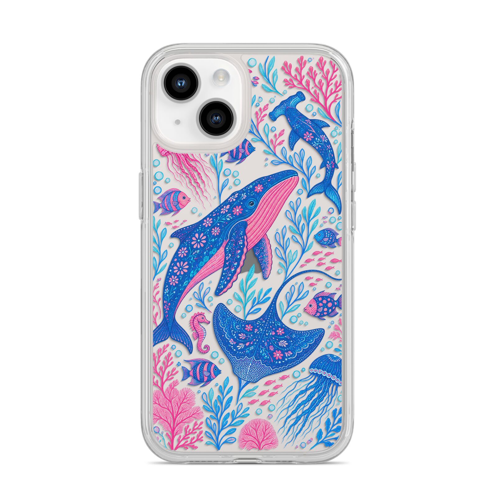 Reef Rhapsody iPhone 14 Clear Tough Case Starlight