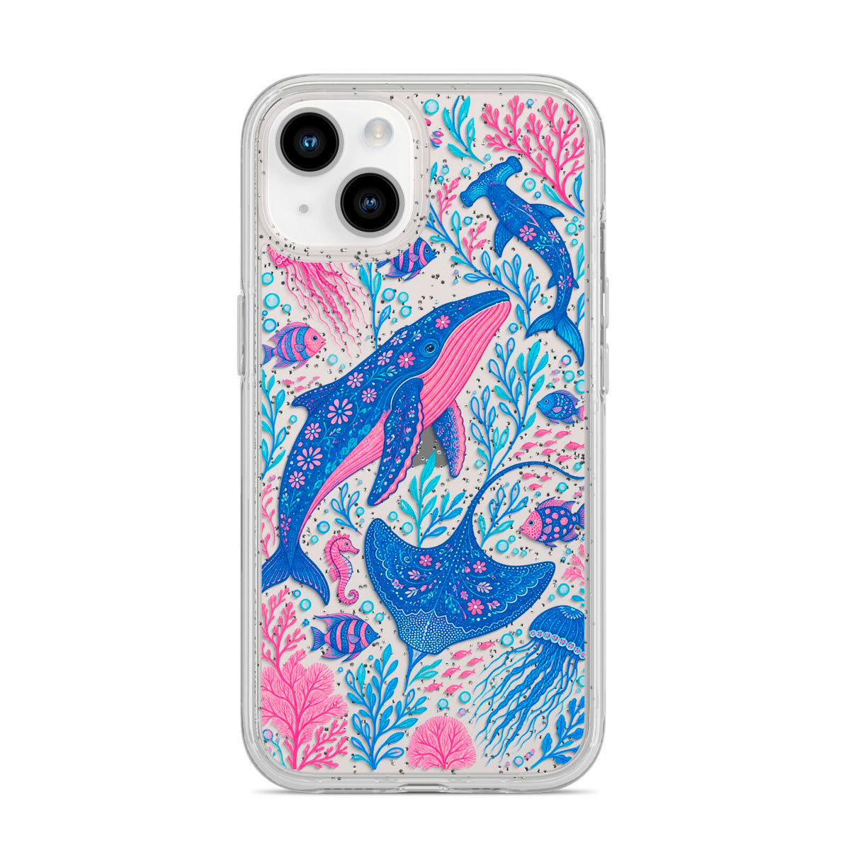 Reef Rhapsody iPhone 14 Glitter Tough Case Starlight