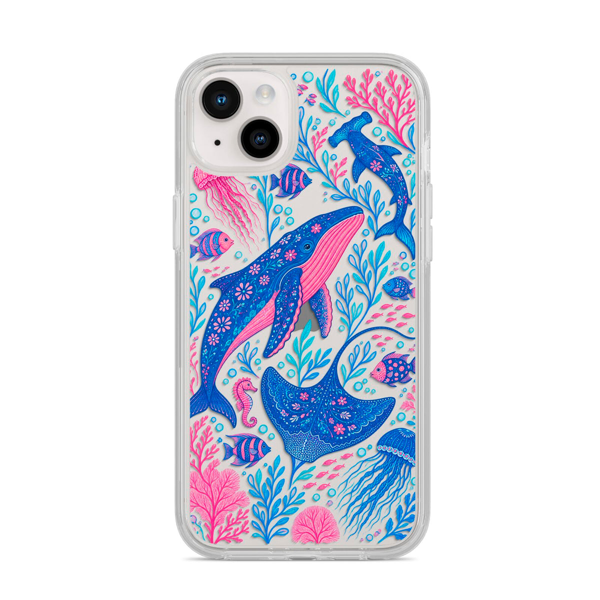 Reef Rhapsody iPhone 14 Plus Clear Tough Case Starlight