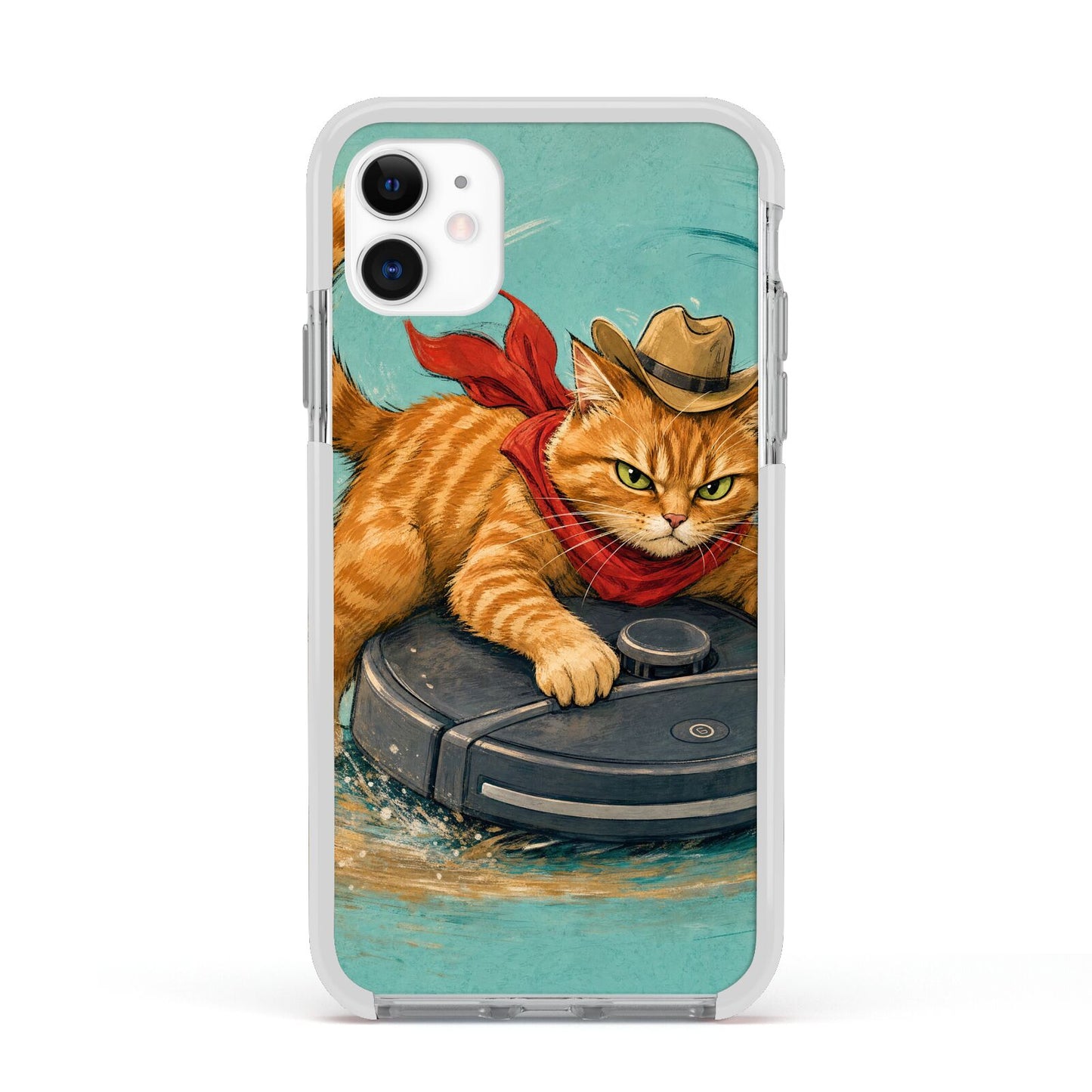 Robo Rodeo Apple iPhone 11 in White with White Impact Case