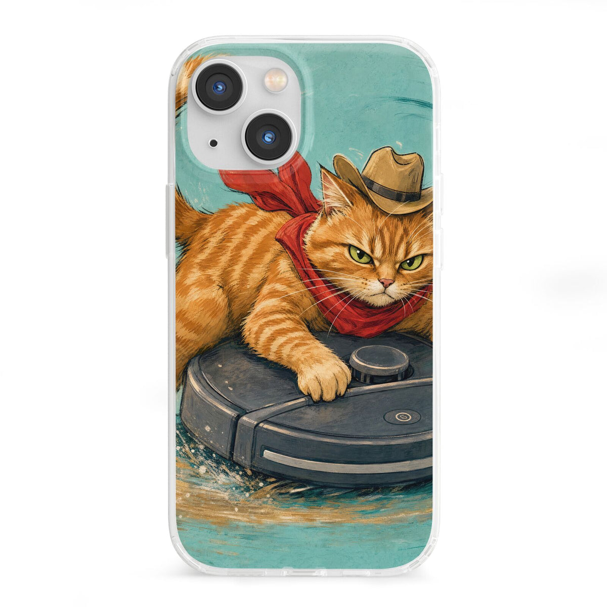 Robo Rodeo iPhone 13 Mini Clear Bumper Case