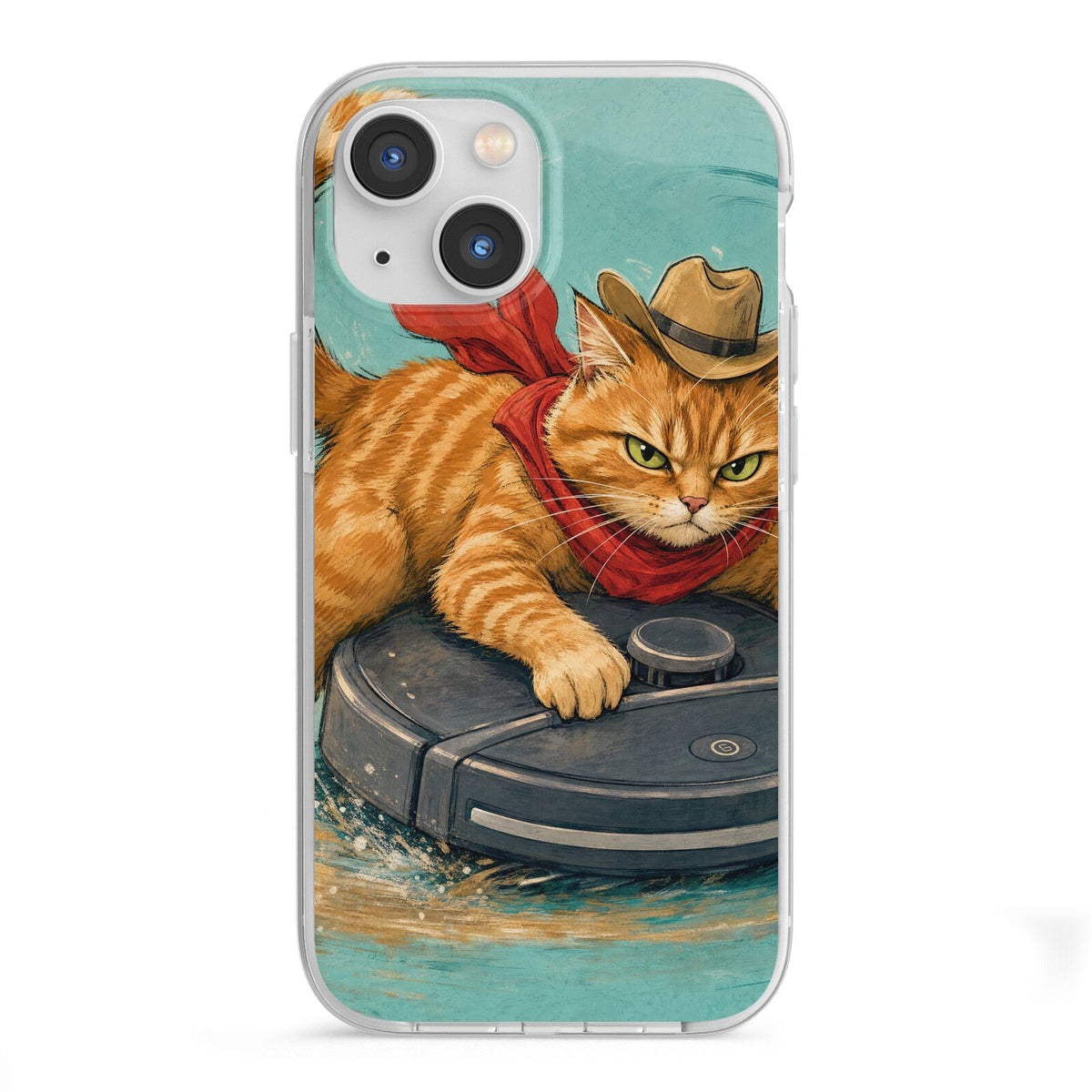 Robo Rodeo iPhone 13 Mini TPU Impact Case with White Edges
