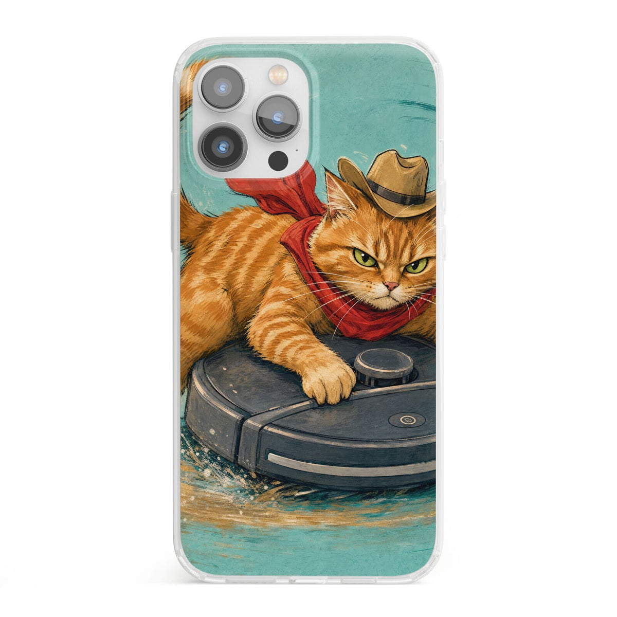 Robo Rodeo iPhone 13 Pro Max Clear Bumper Case