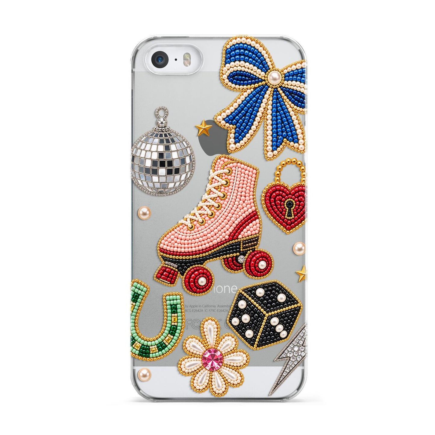 Roller Disco Charms Apple iPhone 5 Case