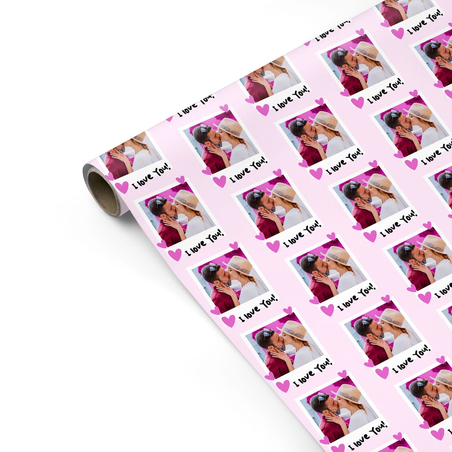 Romantic Photo Valentine Personalised Gift Wrap