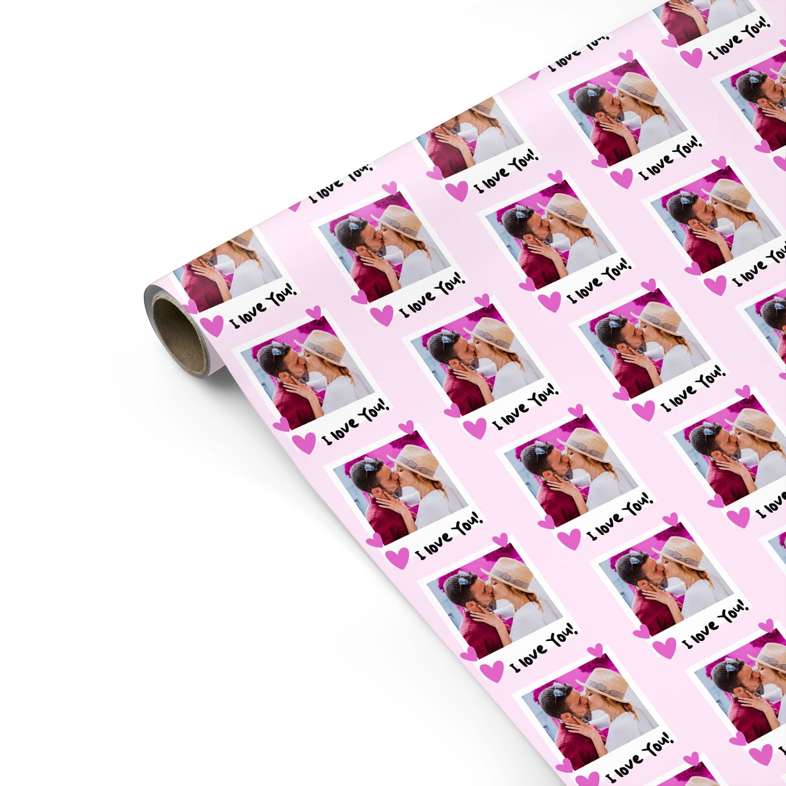 Romantic Photo Valentine Personalised Gift Wrap