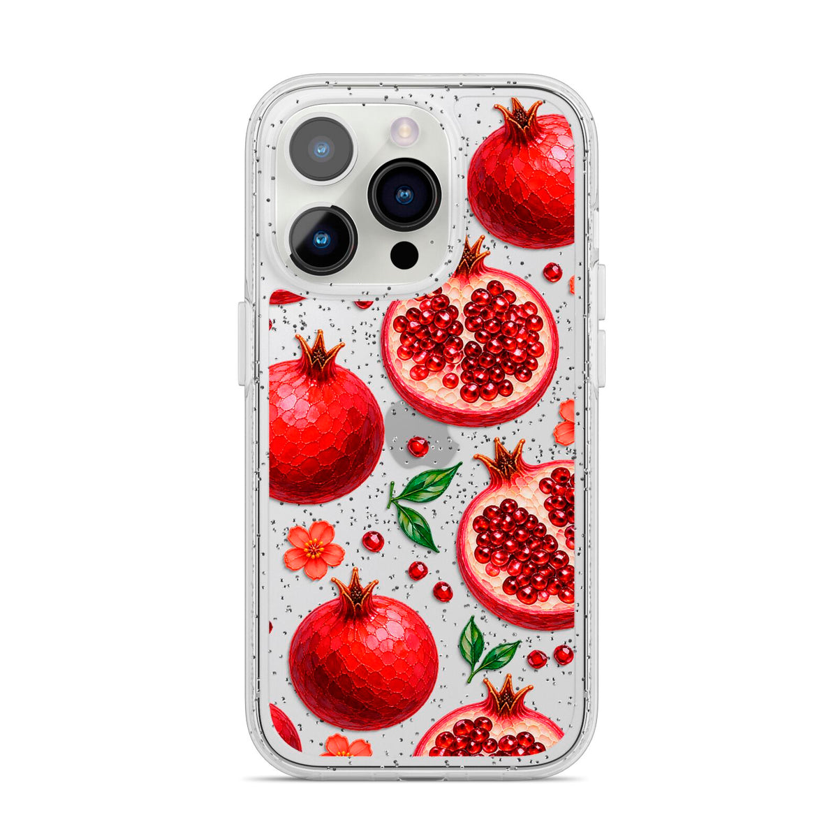 Ruby Orchard iPhone 14 Pro Glitter Tough Case Silver
