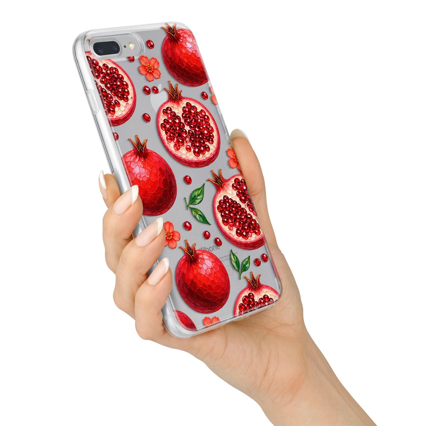 Ruby Orchard iPhone 7 Plus Bumper Case on Silver iPhone Alternative Image