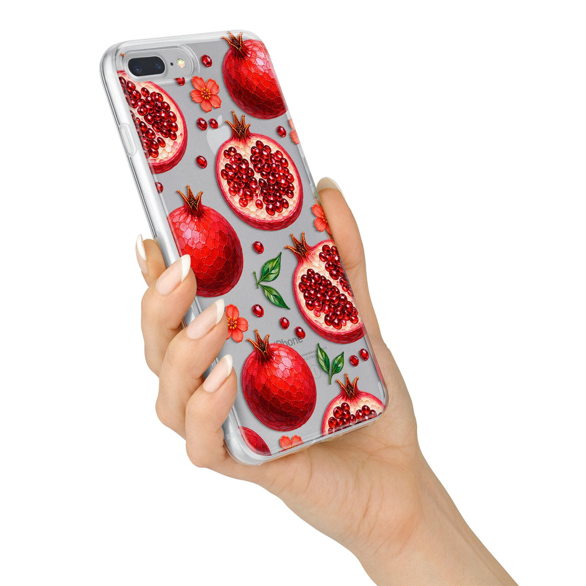 Ruby Orchard iPhone 7 Plus Bumper Case on Silver iPhone Alternative Image