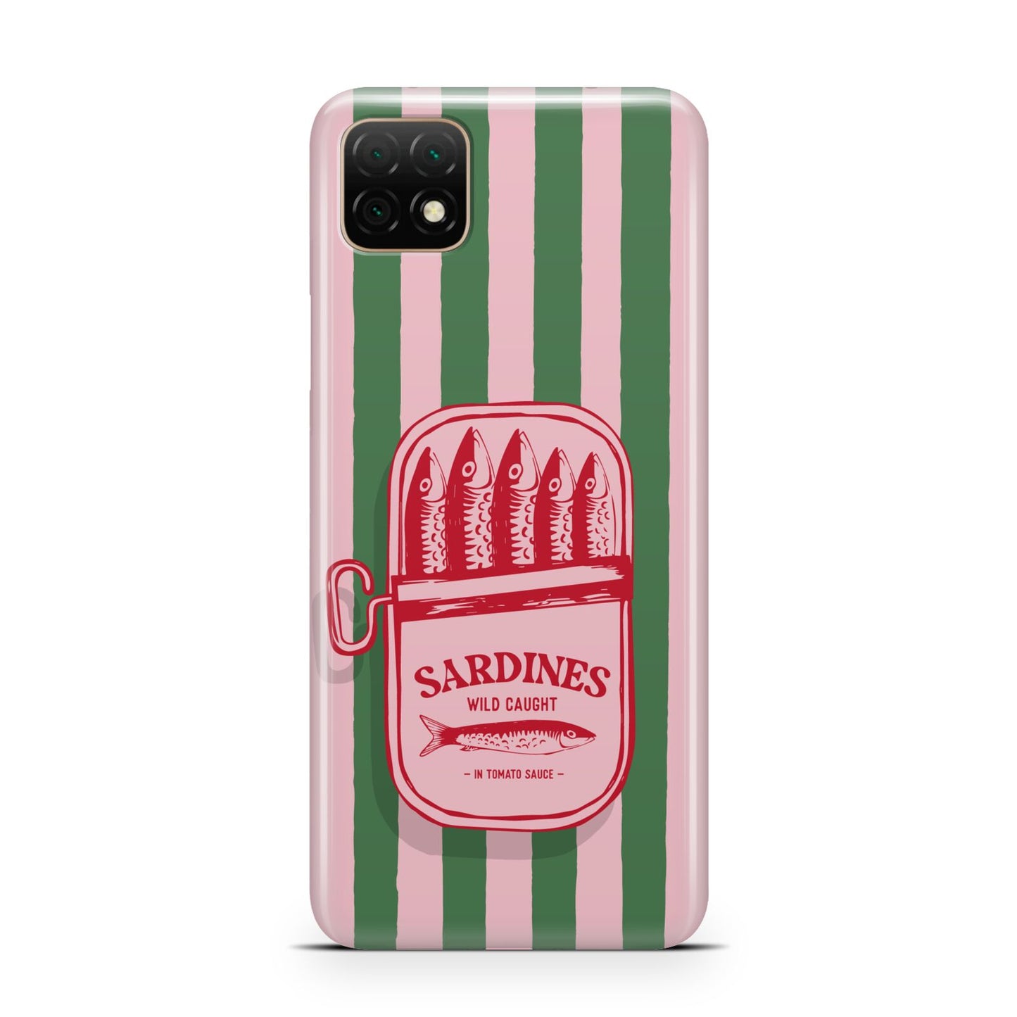 Sardine Tin Stripe Huawei Enjoy 20 Phone Case