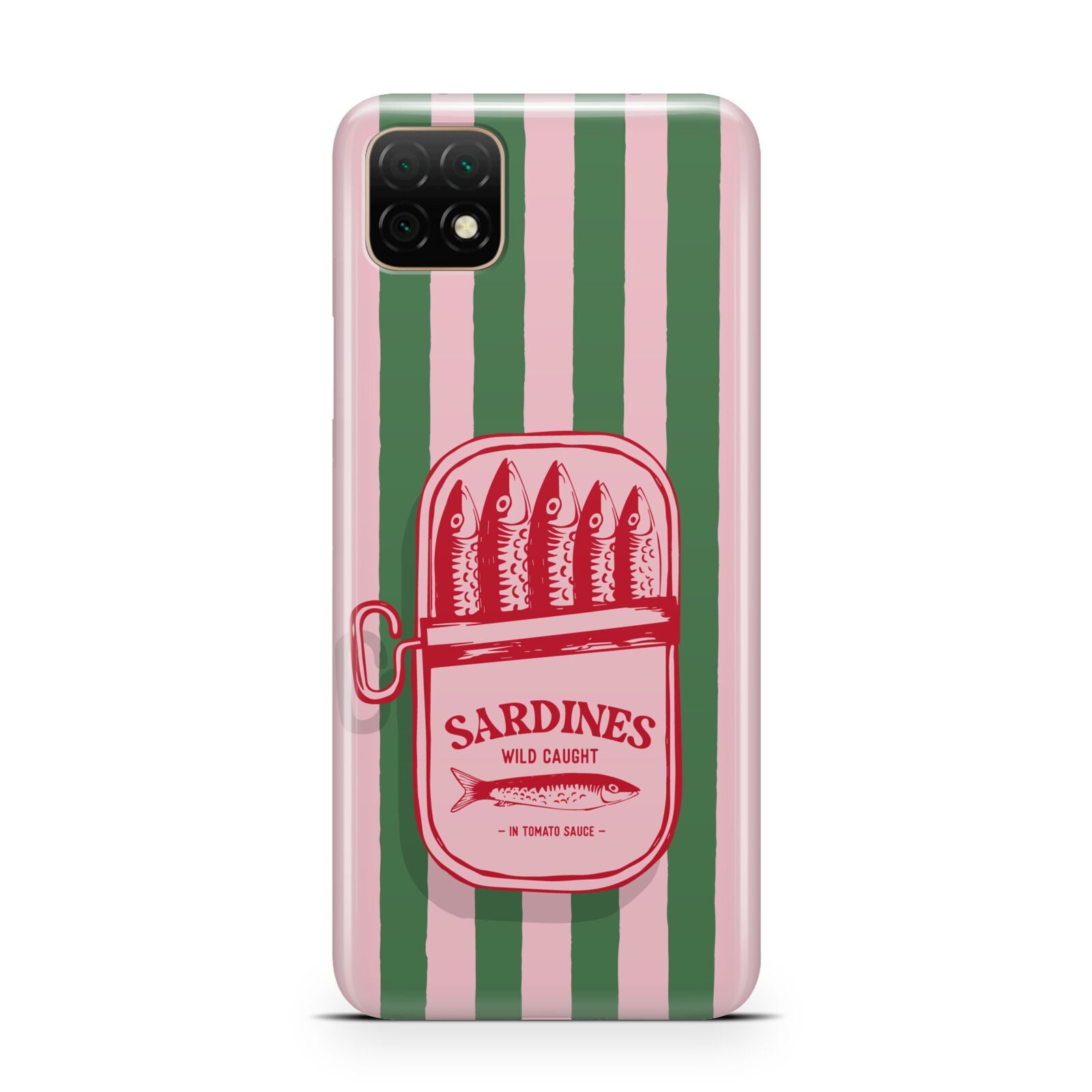 Sardine Tin Stripe Huawei Enjoy 20 Phone Case