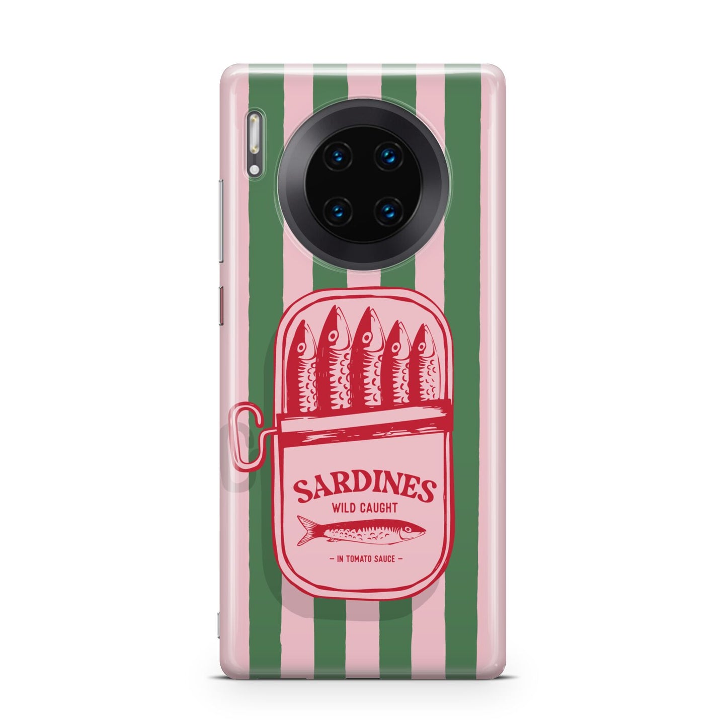 Sardine Tin Stripe Huawei Mate 30 Pro Phone Case