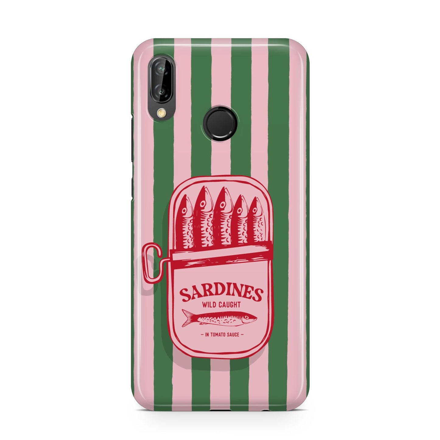 Sardine Tin Stripe Huawei P20 Lite Phone Case