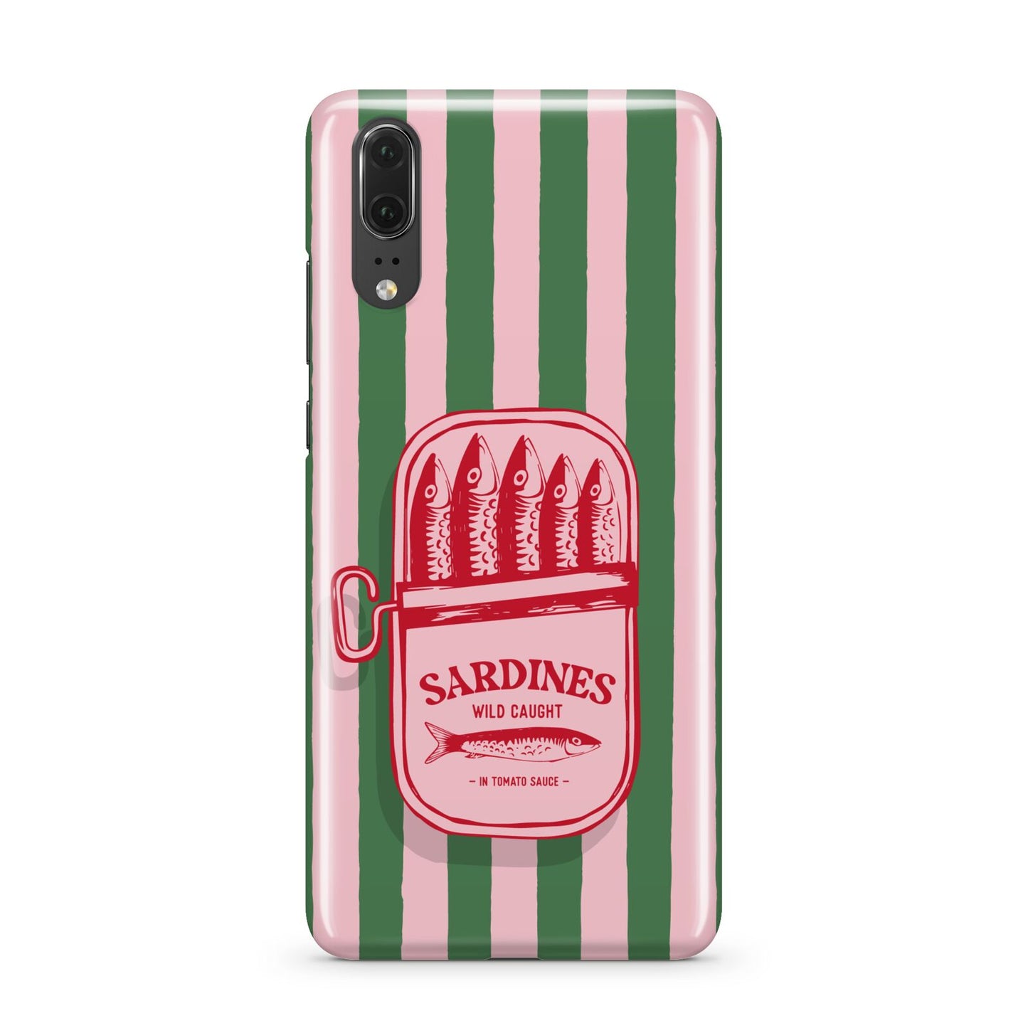 Sardine Tin Stripe Huawei P20 Phone Case