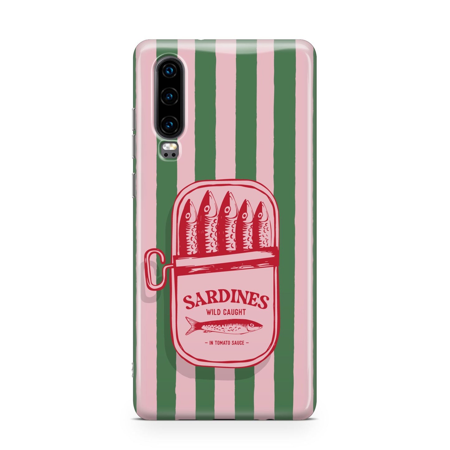 Sardine Tin Stripe Huawei P30 Phone Case