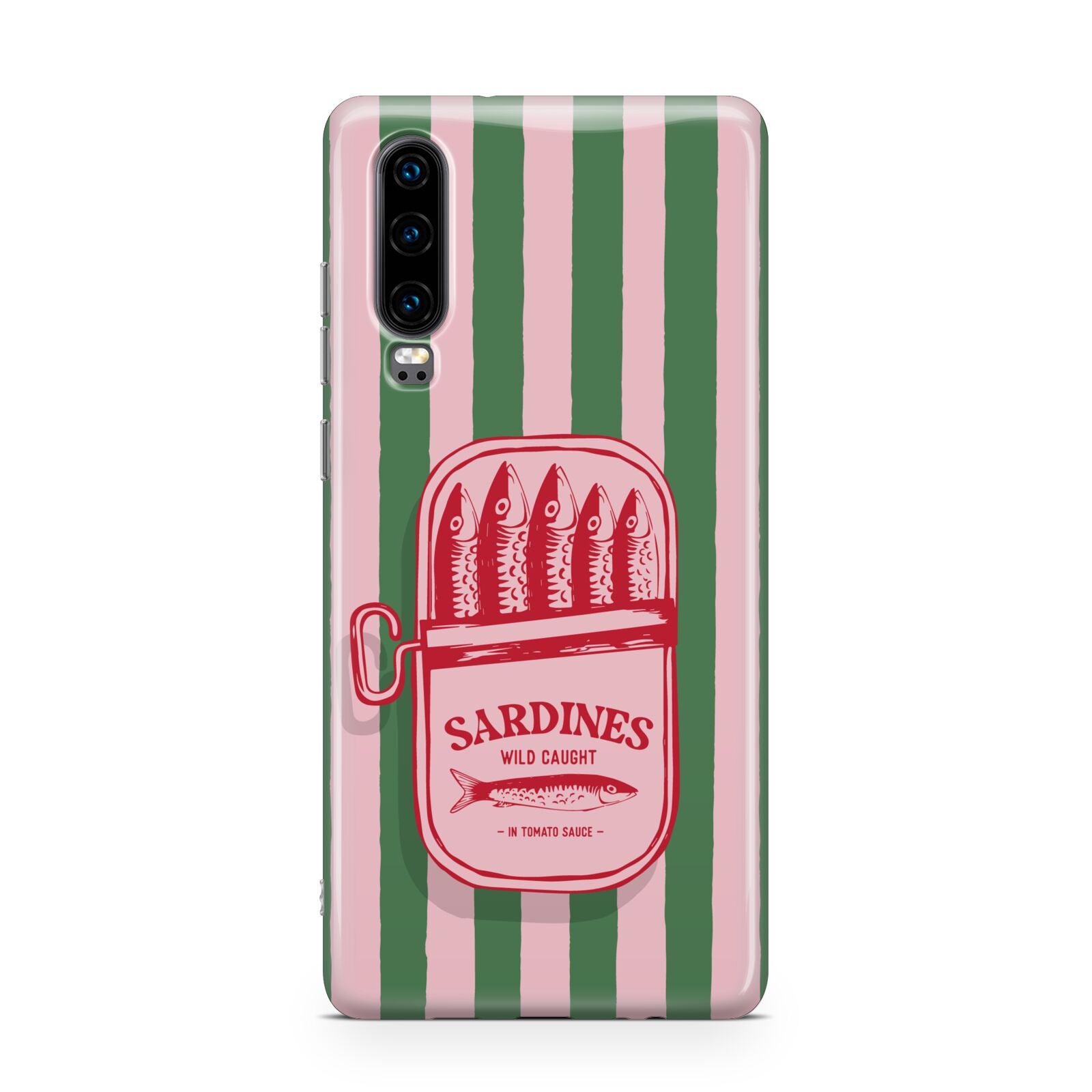 Sardine Tin Stripe Huawei P30 Phone Case